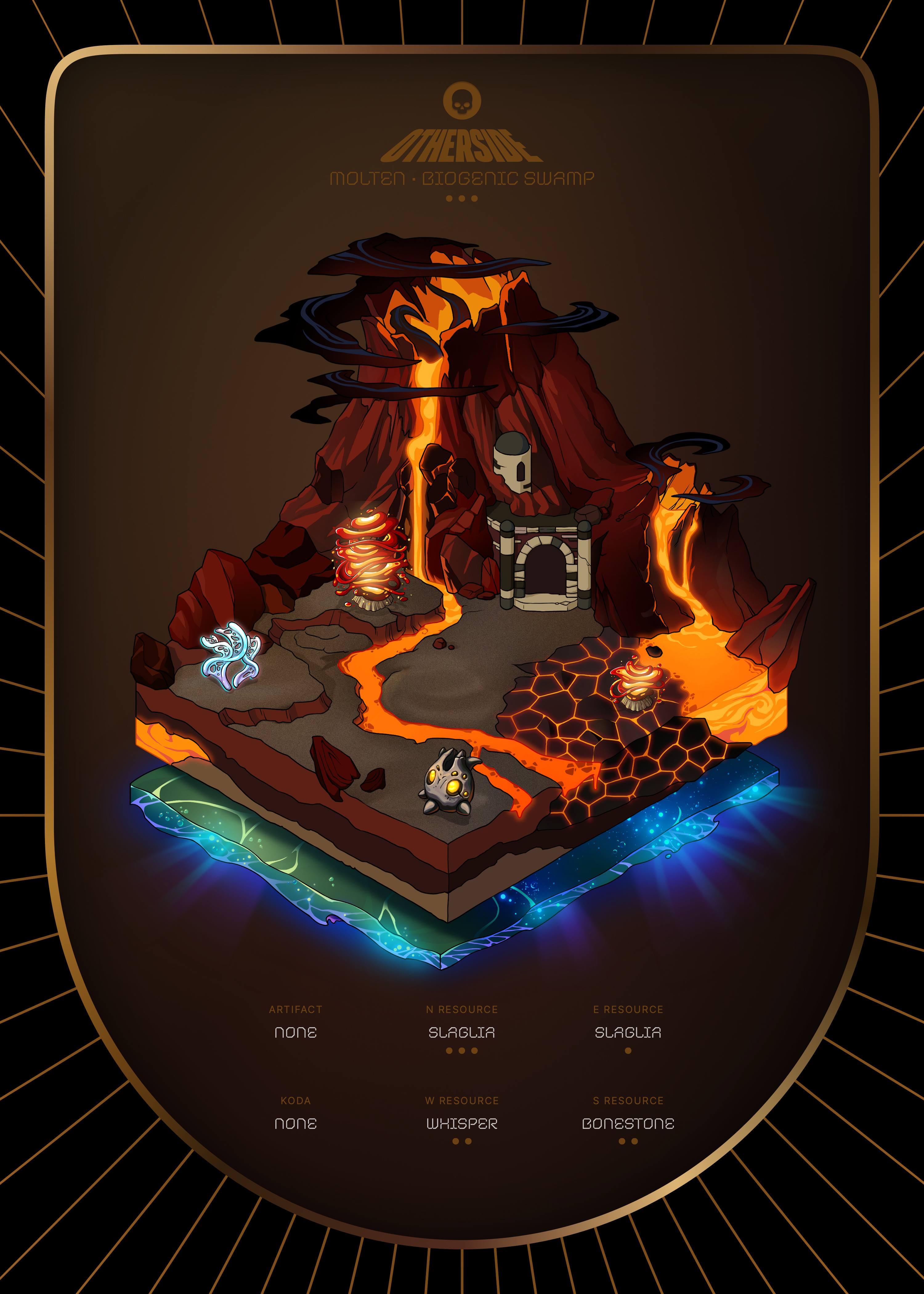 Otherdeed #6161 — Molten