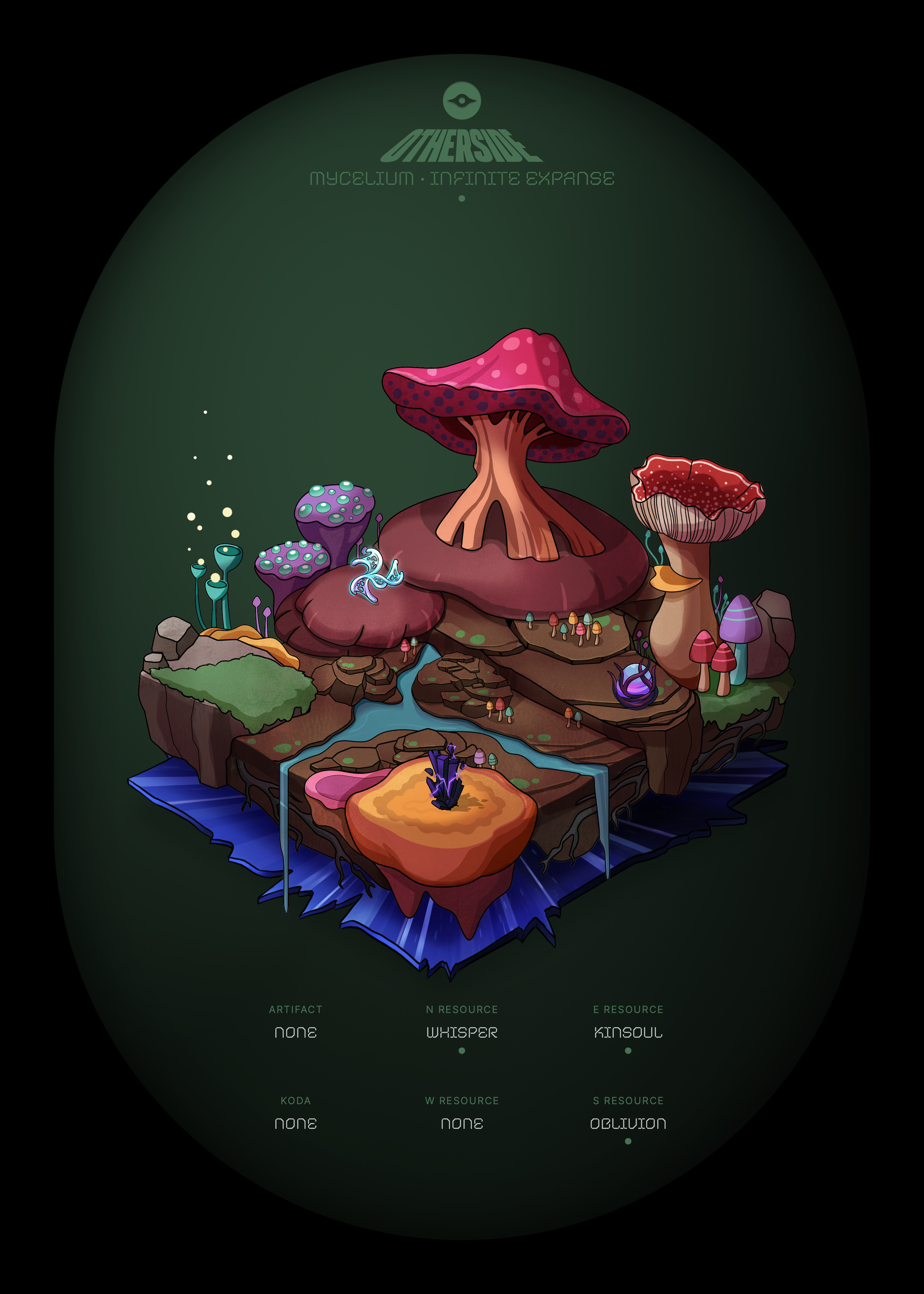 Otherdeed #62257 — Mycelium
