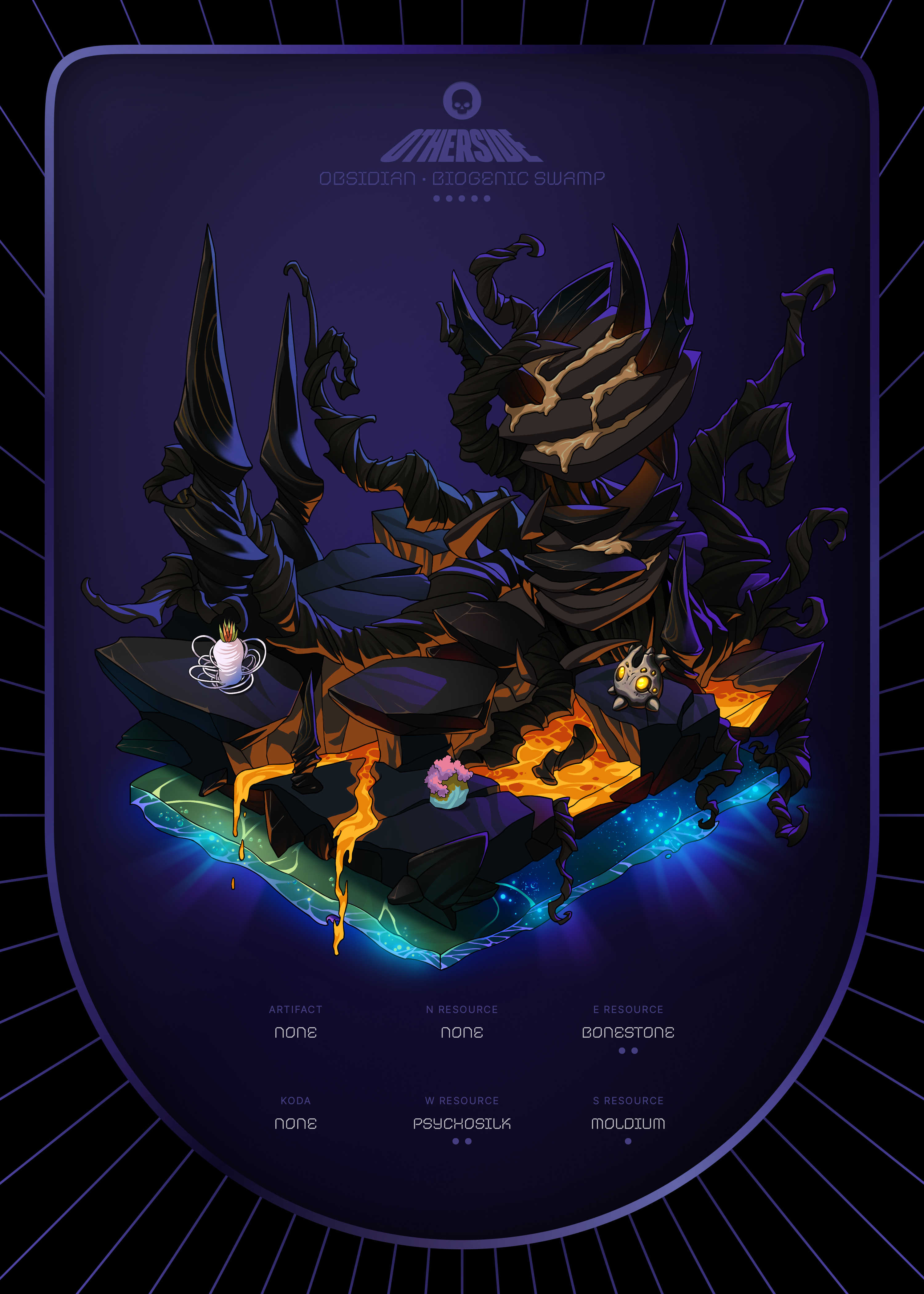 Otherdeed #6507 — Obsidian
