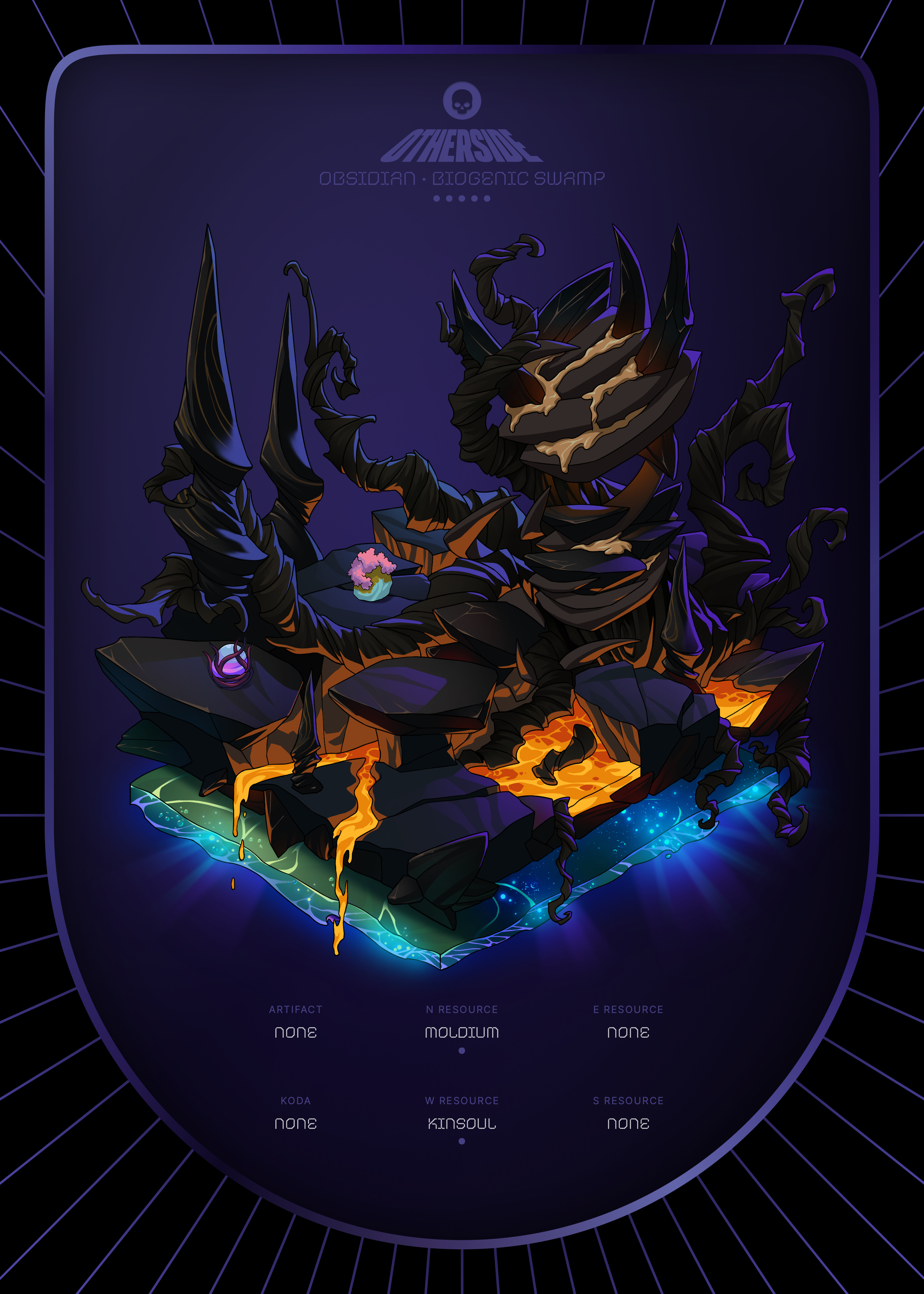 Otherdeed #7198 — Obsidian