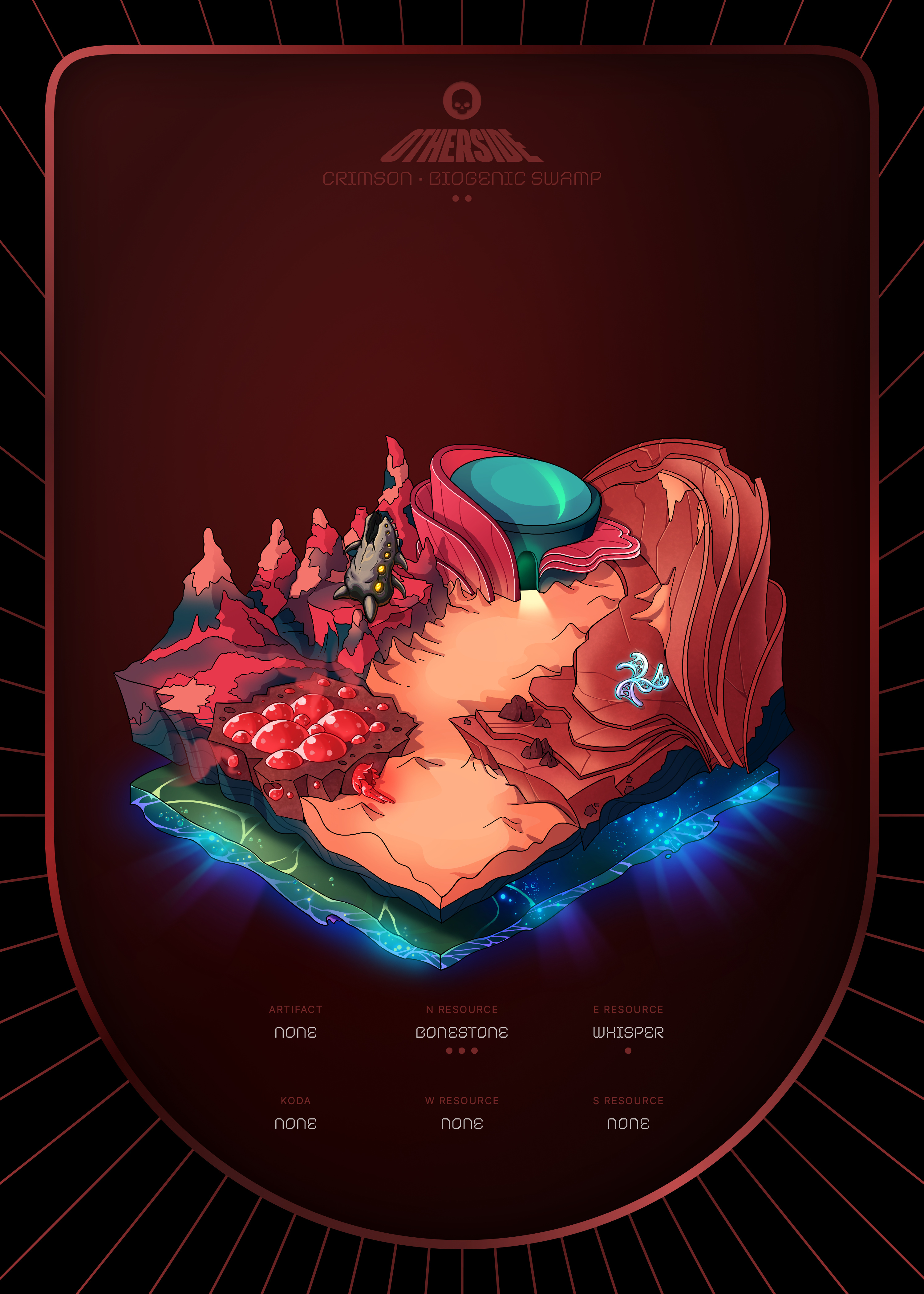 Otherdeed #7375 — Crimson