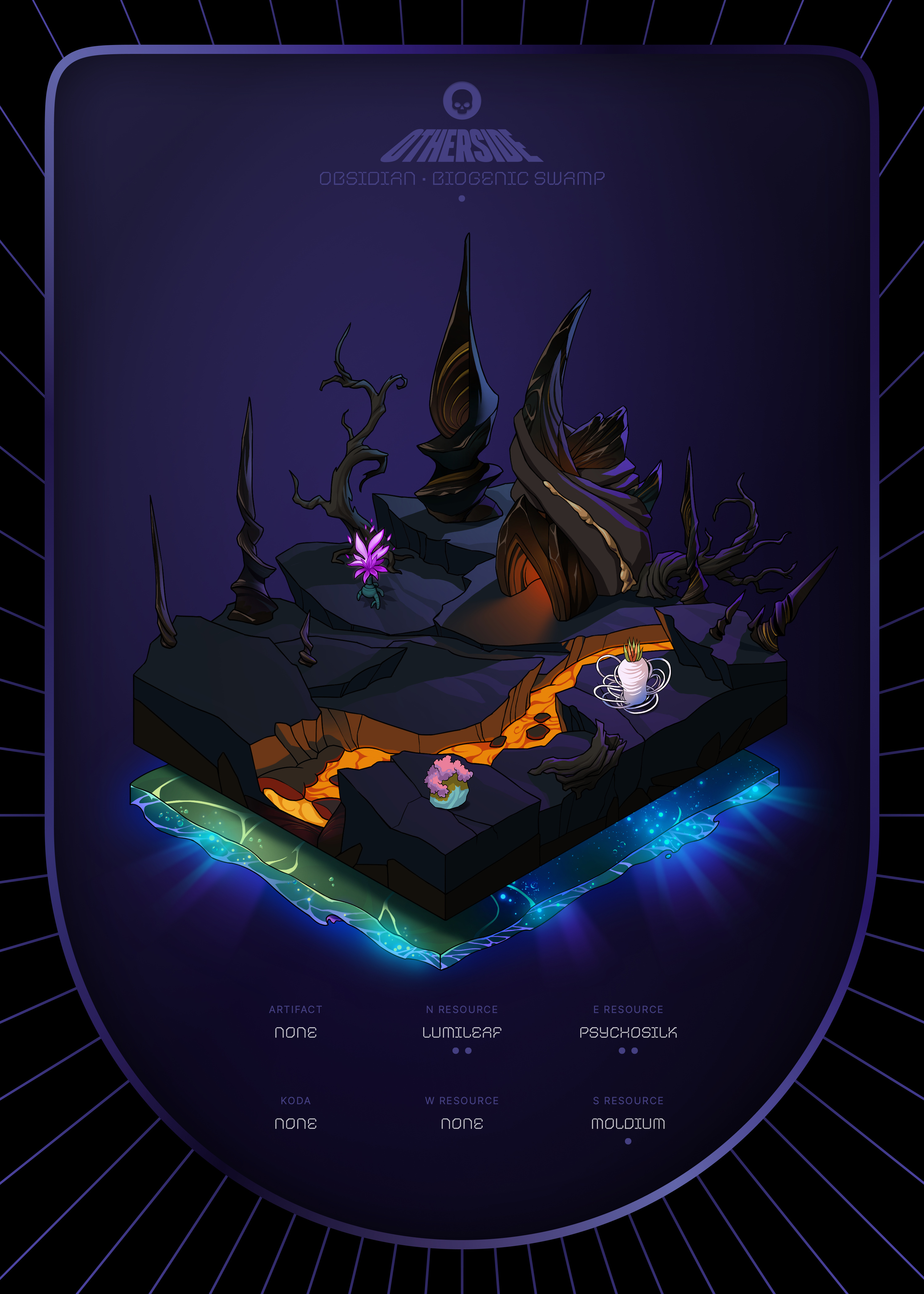 Otherdeed #7473 — Obsidian