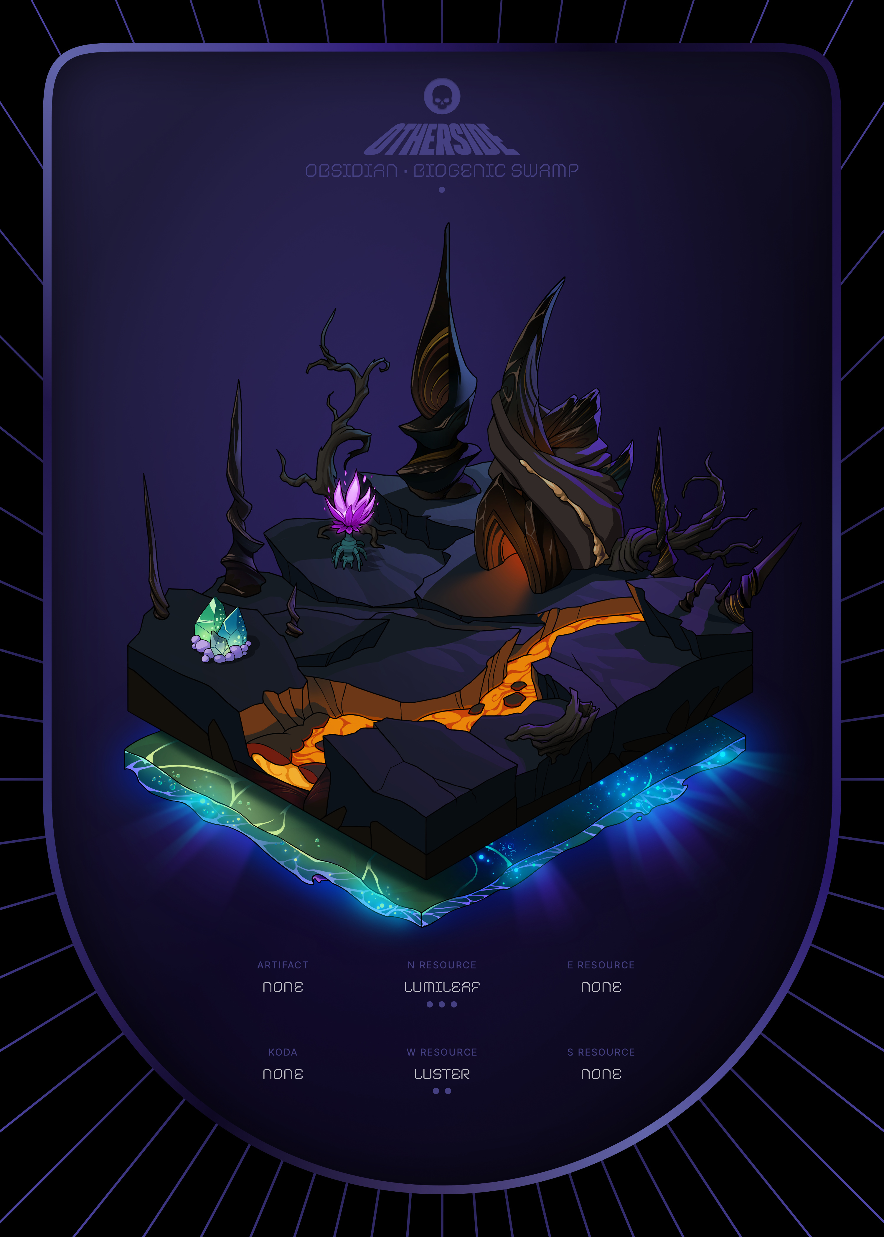 Otherdeed #7546 — Obsidian