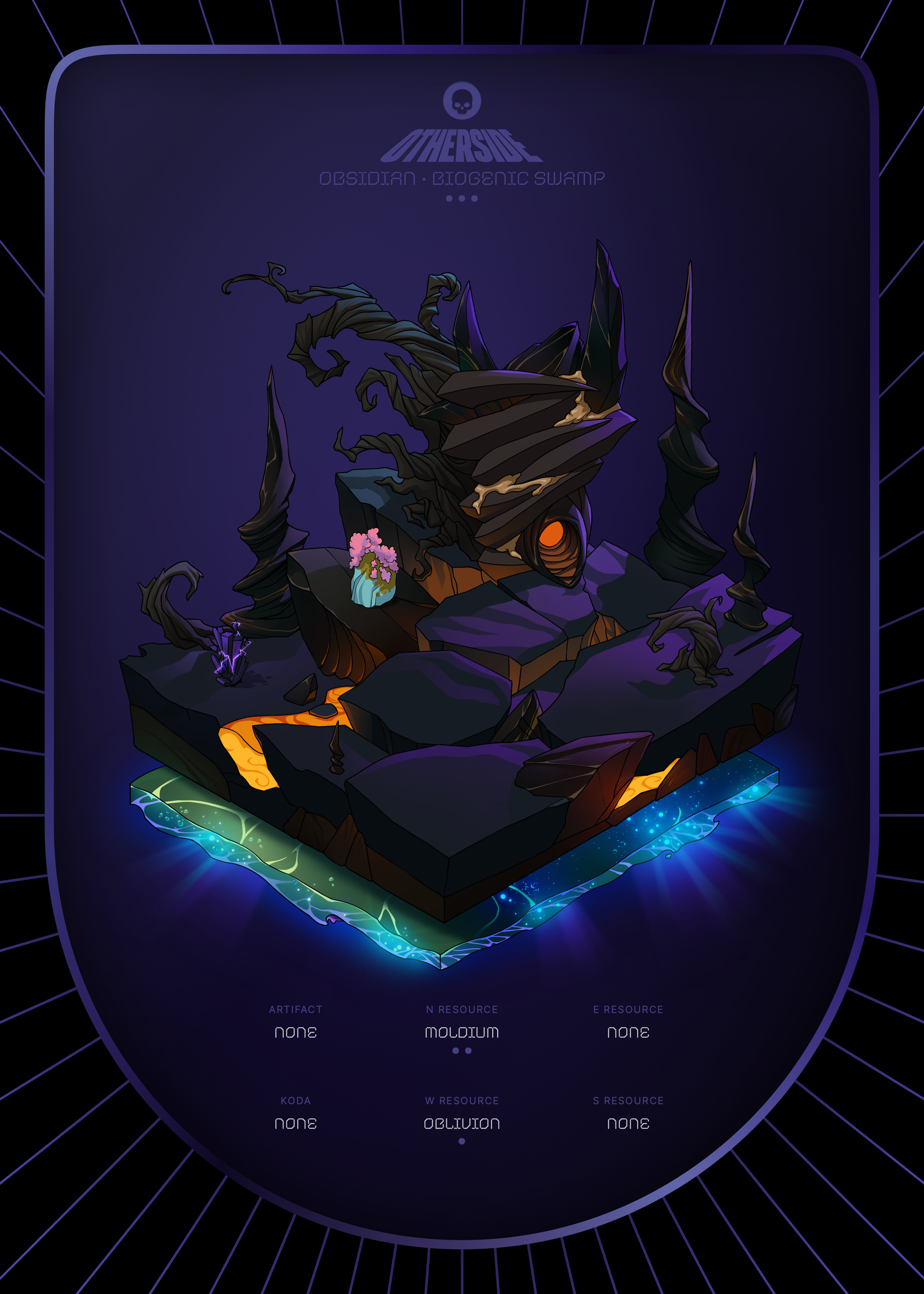Otherdeed #7799 — Obsidian