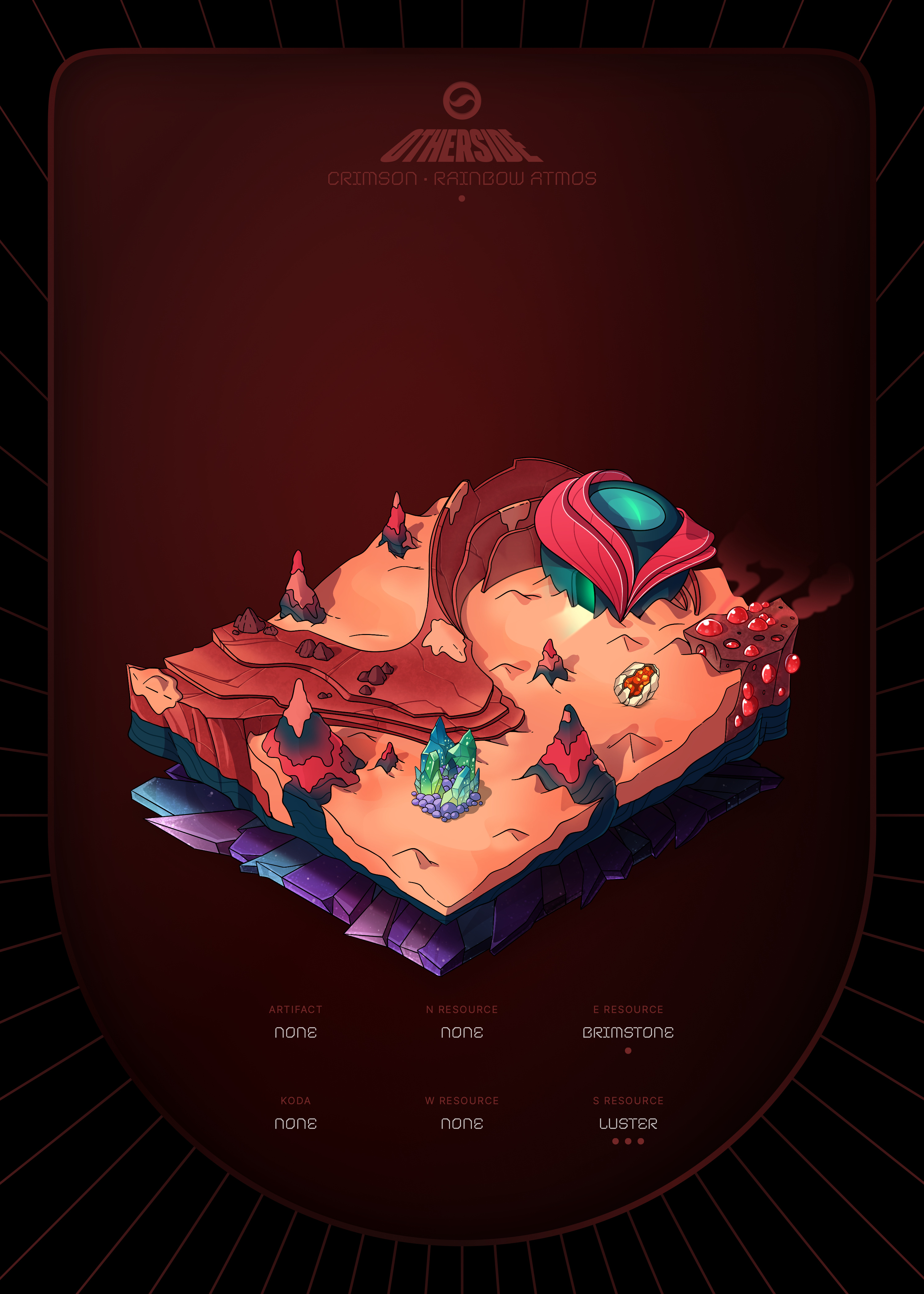 Otherdeed #79700 — Crimson