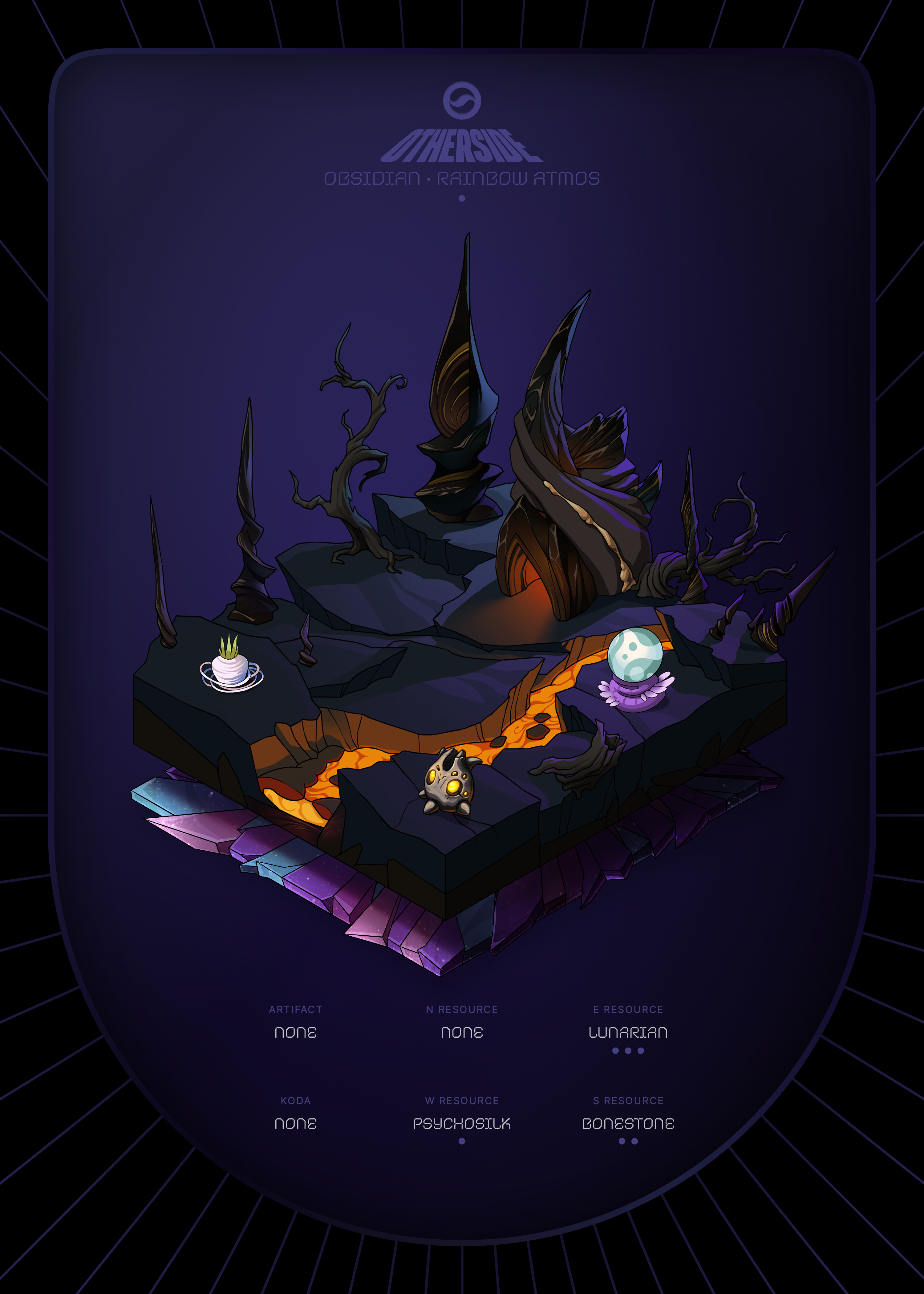 Otherdeed #80558 — Obsidian