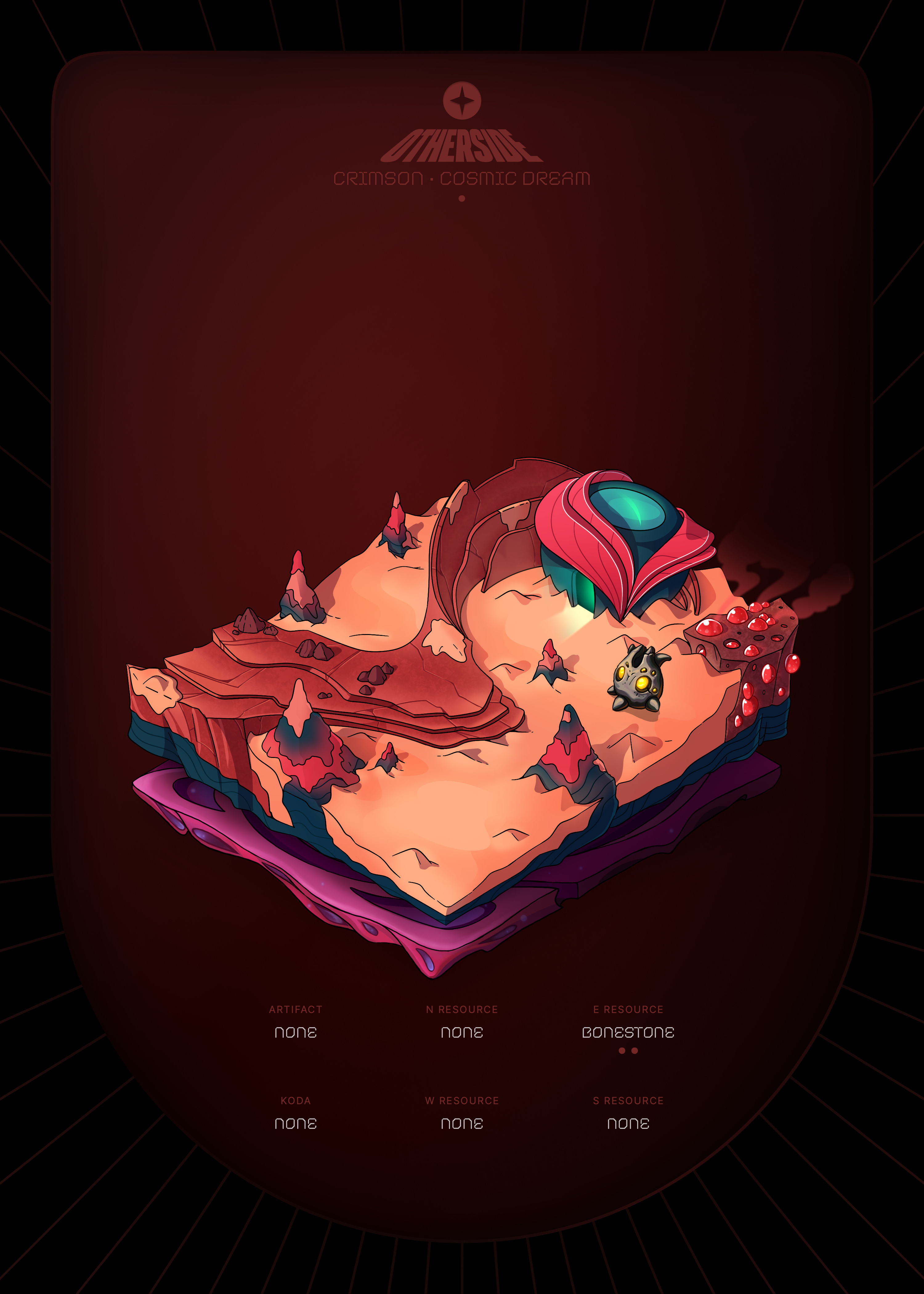 Otherdeed #86974 — Crimson