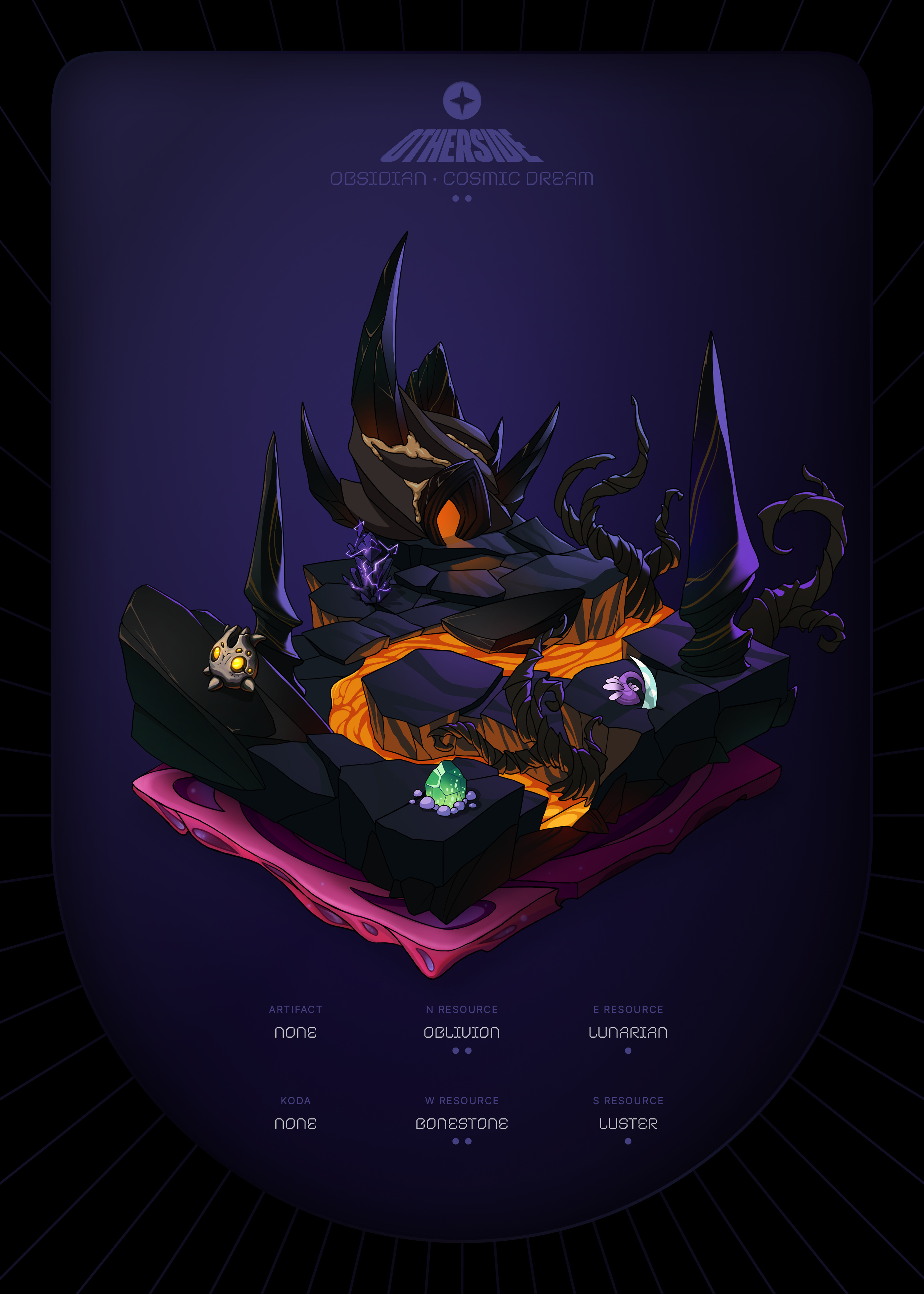 Otherdeed #90295 — Obsidian