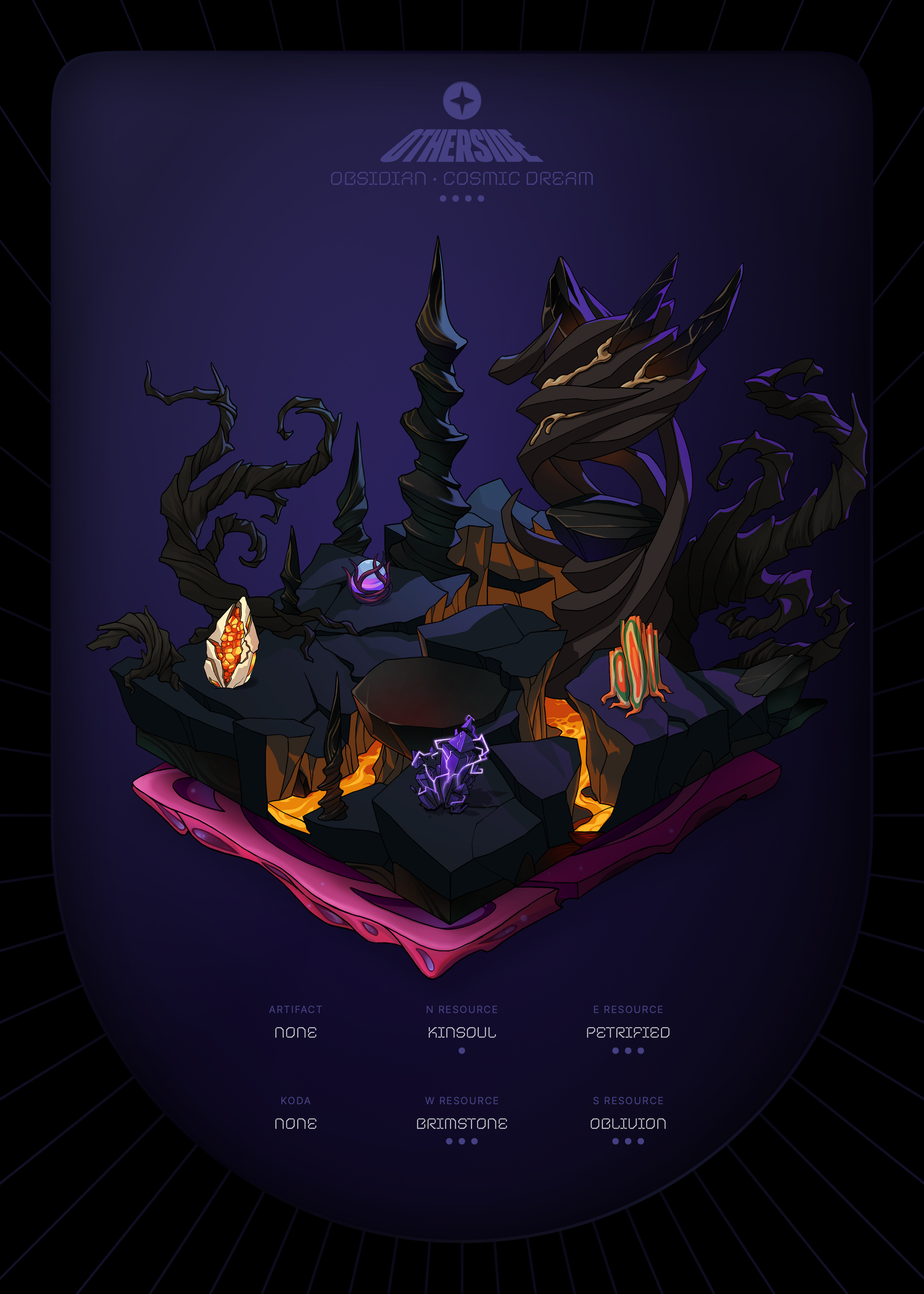Otherdeed #90846 — Obsidian