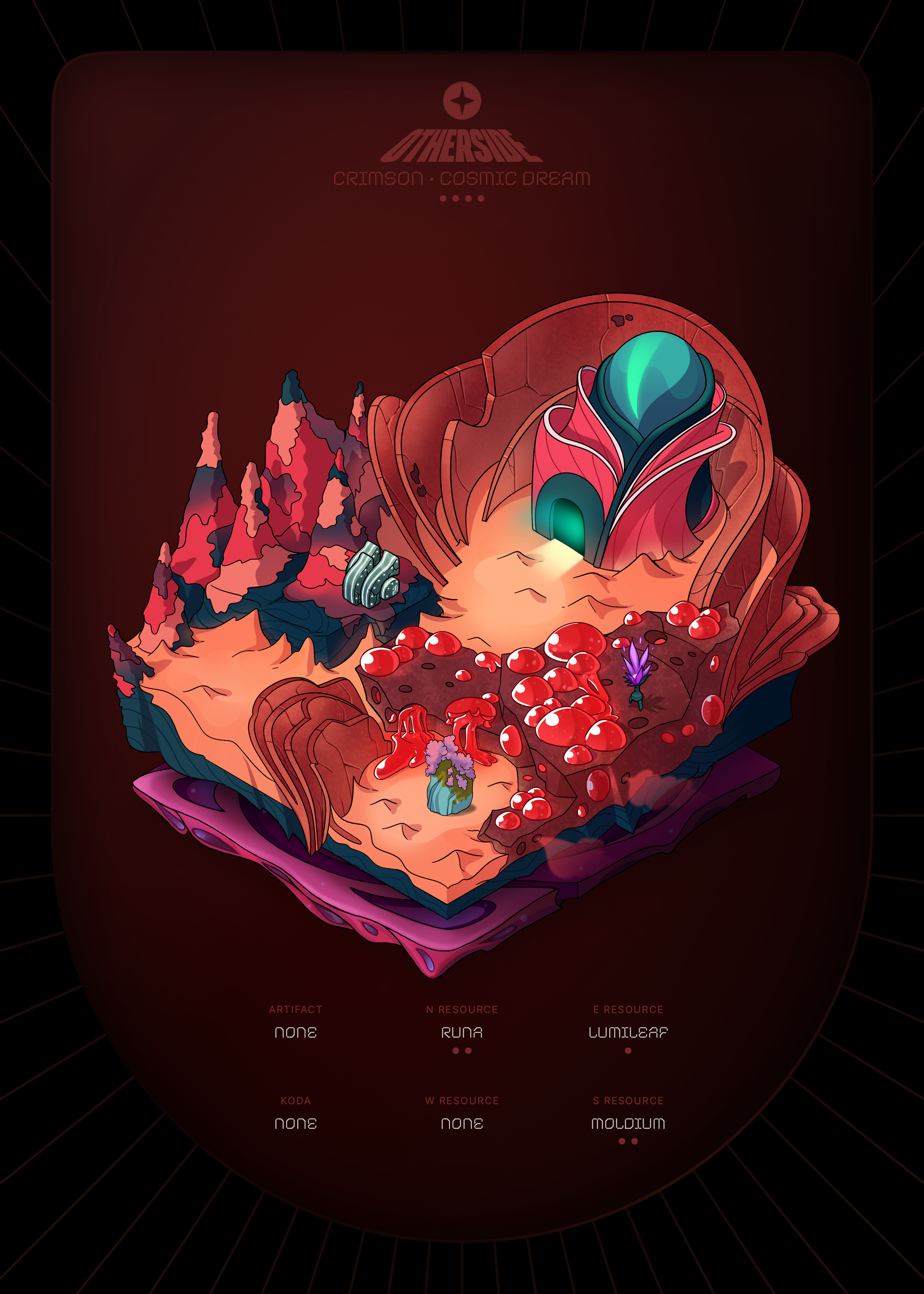 Otherdeed #93092 — Crimson