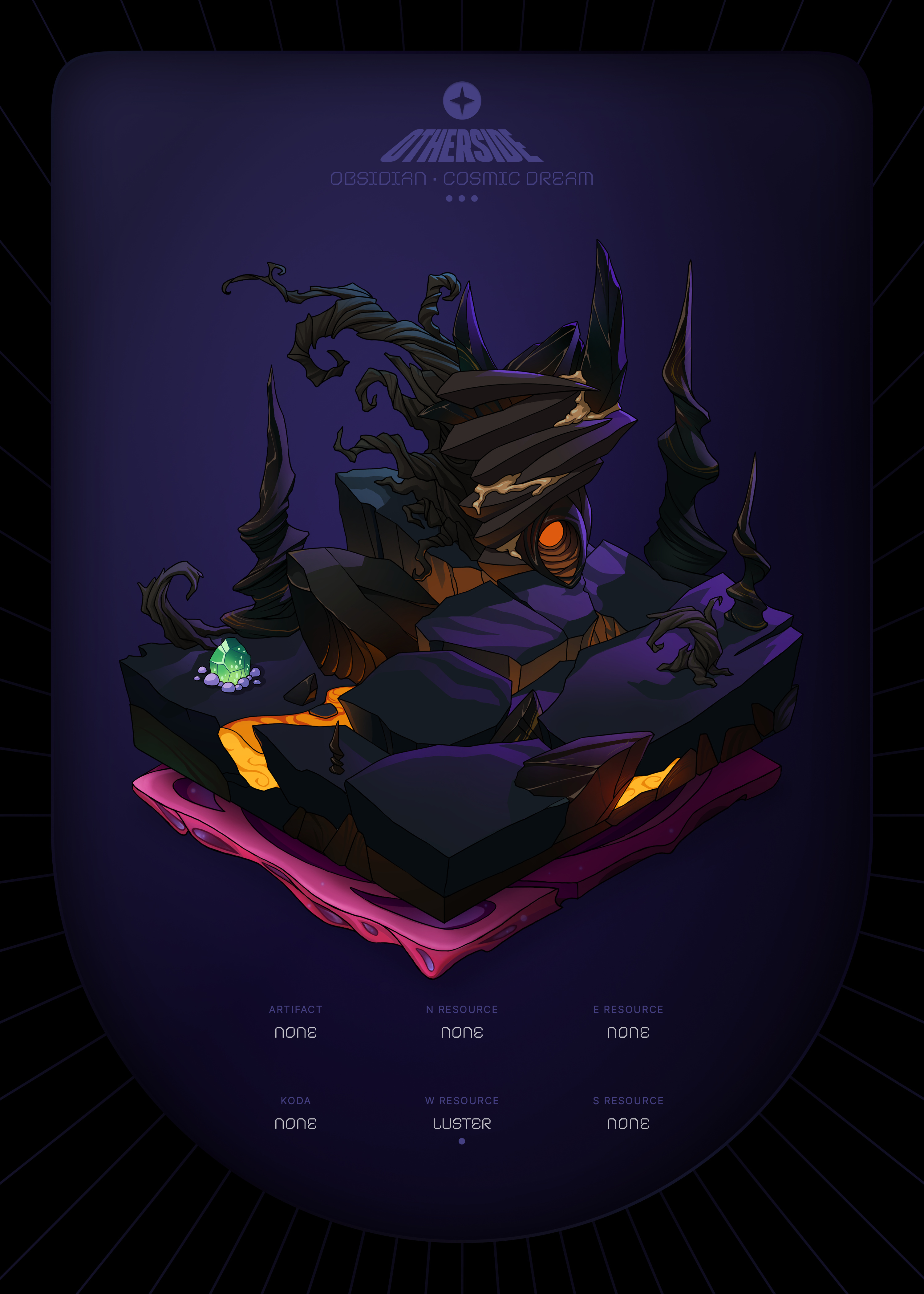 Otherdeed #93682 — Obsidian