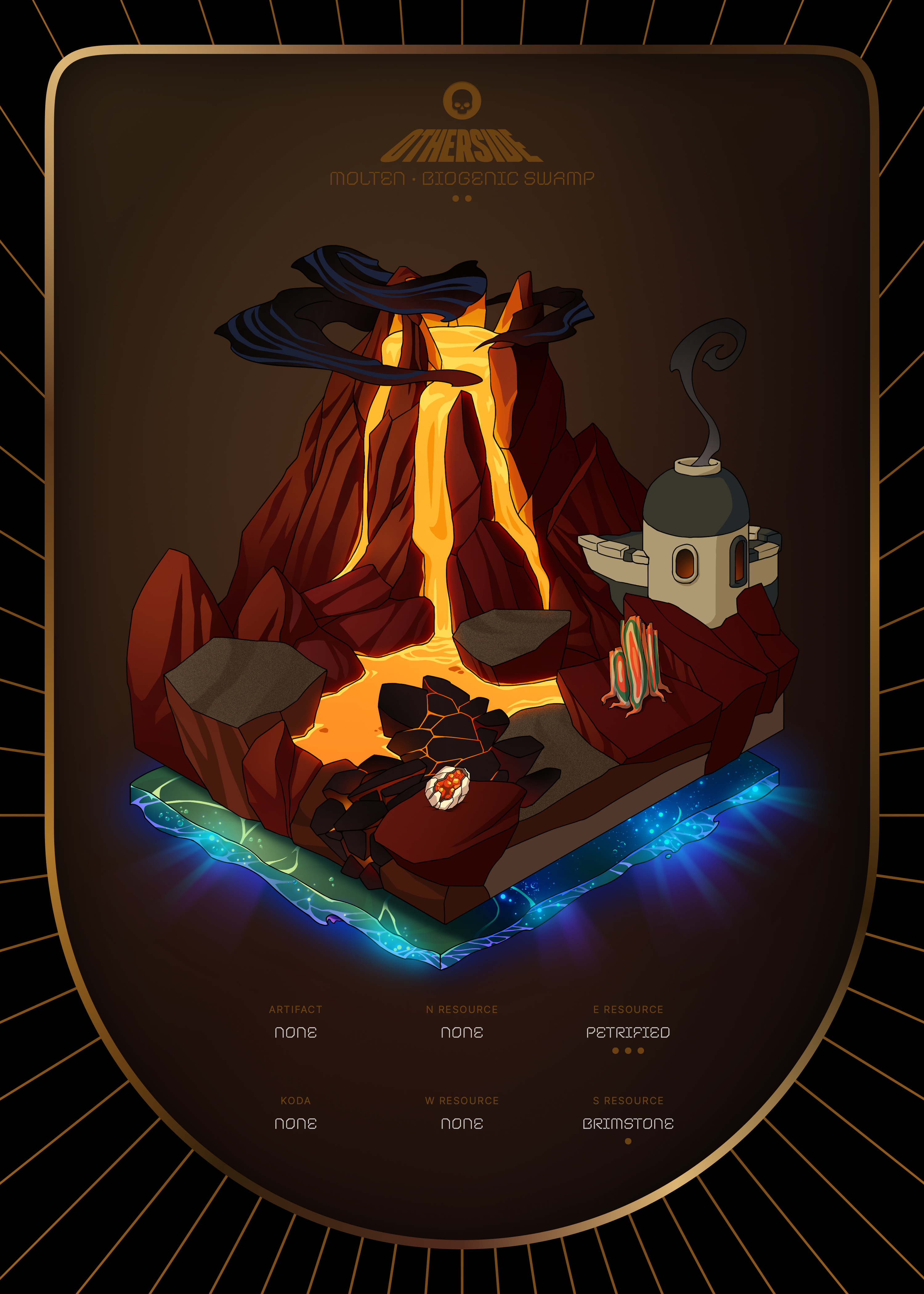 Otherdeed #9408 — Molten
