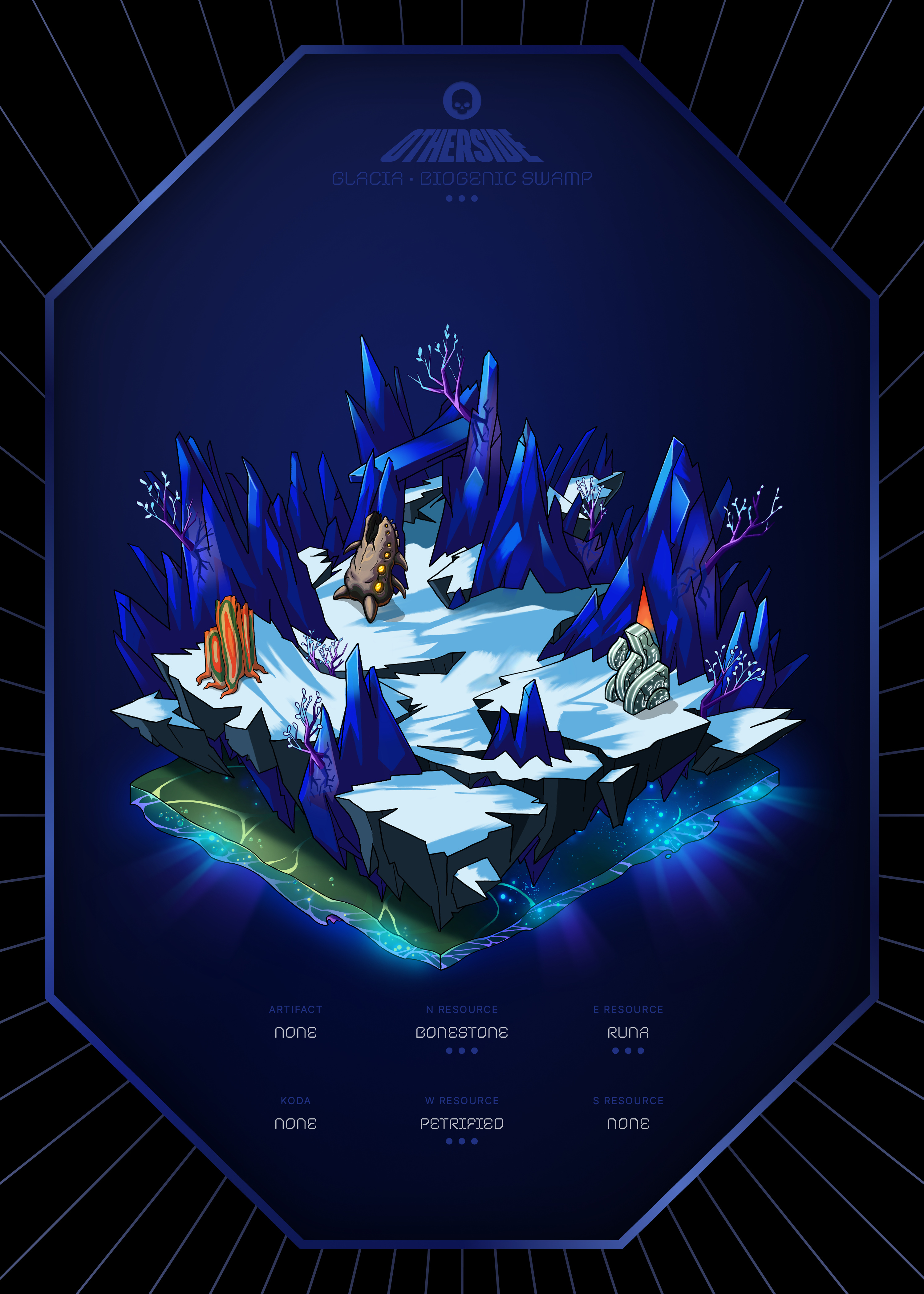 Otherdeed #9414 — Glacia