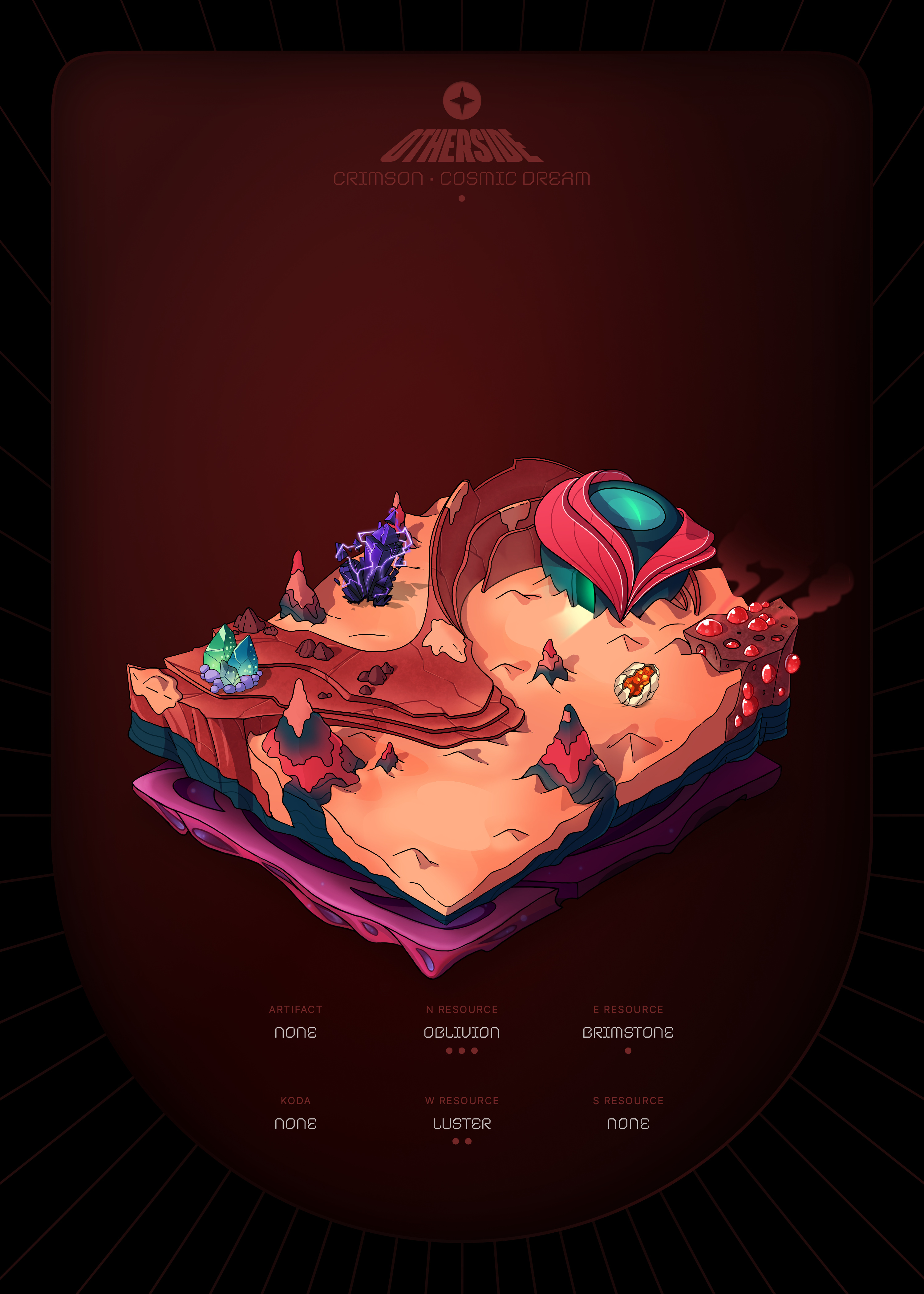 Otherdeed #98096 — Crimson